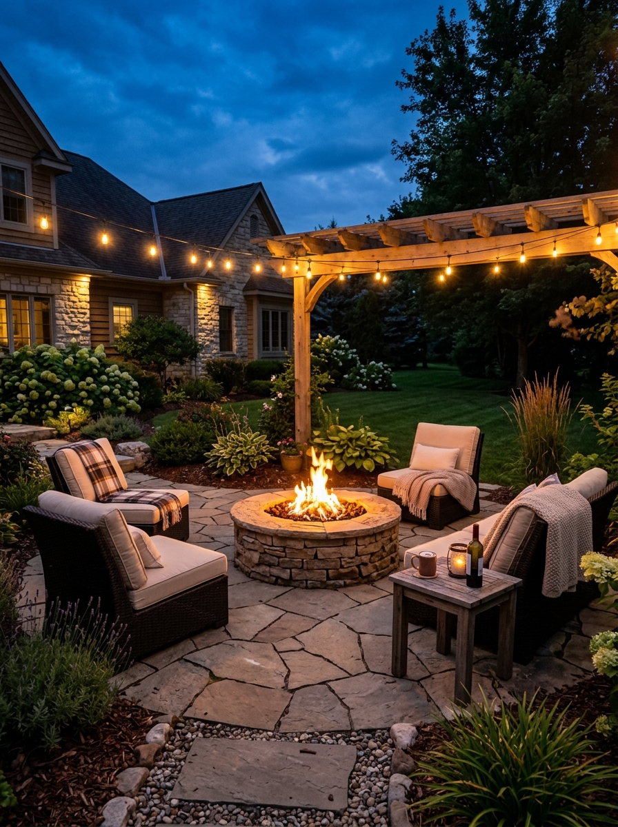 Fire & lounge
